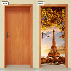 Adesivo Decorativo de Porta - Torre Eiffel - Paris - 2196cnpt - comprar online