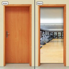 Adesivo Decorativo de Porta - Academia - Fitness - 219cnpt - comprar online