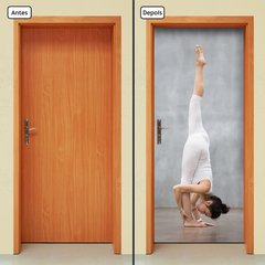 Adesivo Decorativo De Porta - Fitness - Pilates - 2204cnpt - comprar online