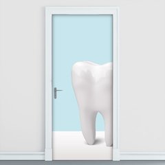 Adesivo Decorativo De Porta - Dentista - 2210cnpt