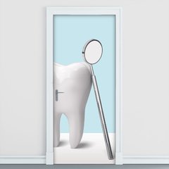 Adesivo Decorativo De Porta - Dentista - 2211cnpt