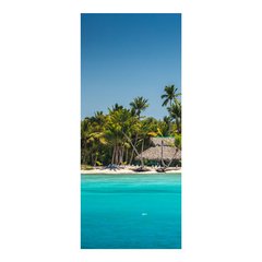 Adesivo Decorativo de Porta - Paisagem - Praia - 2223cnpt na internet