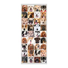 Adesivo Decorativo de Porta - Cachorros - Pet Shop - 2231cnpt na internet