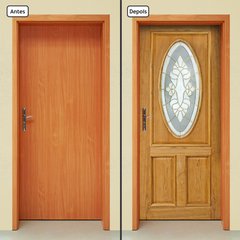 Adesivo Decorativo de Porta - Porta de Madeira - 2242cnpt - comprar online