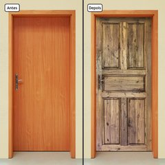 Adesivo Decorativo de Porta - Porta de Madeira - 2245cnpt - comprar online
