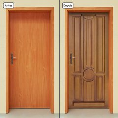 Adesivo Decorativo de Porta - Porta de Madeira - 2261cnpt - comprar online