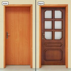 Adesivo Decorativo de Porta - Porta de Madeira - 2265cnpt - comprar online