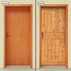 Adesivo Decorativo de Porta - Porta de Madeira - 2275cnpt - comprar online