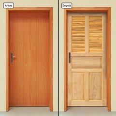 Adesivo Decorativo de Porta - Porta de Madeira - 2289cnpt - comprar online