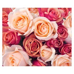Papel de Parede Flor Rosa Floral Rosas Natureza Sala Painel Adesivo - 228pc na internet