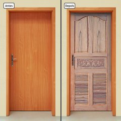 Adesivo Decorativo de Porta - Porta de Madeira - 2292cnpt - comprar online