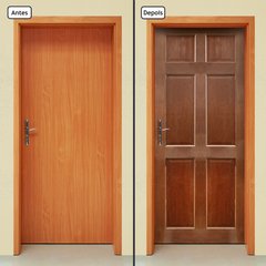 Adesivo Decorativo de Porta - Porta de Madeira - 2296cnpt - comprar online