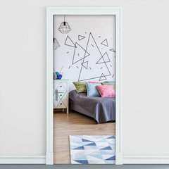 Adesivo Decorativo de Porta - Quarto - 2313cnpt