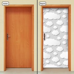 Adesivo Decorativo de Porta - Nuvens - 232cnpt - comprar online