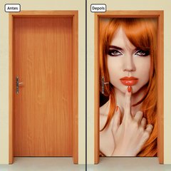 Adesivo Decorativo de Porta - Salão de Beleza - 2344cnpt - comprar online