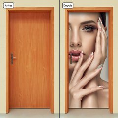 Adesivo Decorativo de Porta - Salão de Beleza - 2350cnpt - comprar online