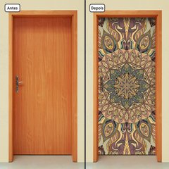 Adesivo Decorativo de Porta - Mandala - 2352cnpt - comprar online
