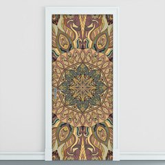 Adesivo Decorativo de Porta - Mandala - 2352cnpt