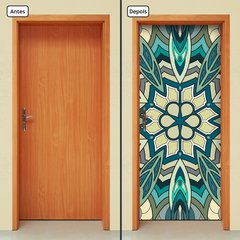 Adesivo Decorativo de Porta - Mandala - 2354cnpt - comprar online
