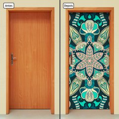 Adesivo Decorativo de Porta - Mandala - 2355cnpt - comprar online