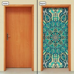 Adesivo Decorativo de Porta - Mandala - 2358cnpt - comprar online