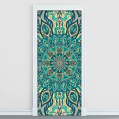 Adesivo Decorativo de Porta - Mandala - 2358cnpt