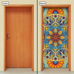 Adesivo Decorativo de Porta - Mandala - 2359cnpt - comprar online