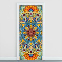 Adesivo Decorativo de Porta - Mandala - 2359cnpt