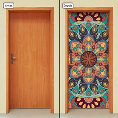 Adesivo Decorativo de Porta - Mandala - 2360cnpt - comprar online