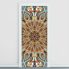 Adesivo Decorativo de Porta - Mandala - 2361cnpt