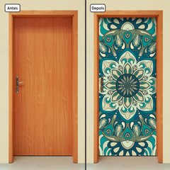Adesivo Decorativo de Porta - Mandala - 2362cnpt - comprar online