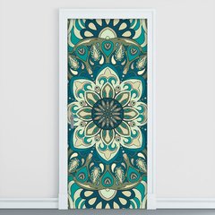 Adesivo Decorativo de Porta - Mandala - 2362cnpt