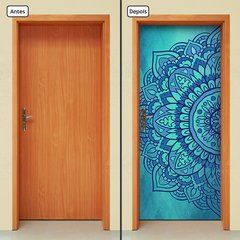 Adesivo Decorativo de Porta - Mandala - 2366cnpt - comprar online