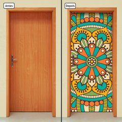 Adesivo Decorativo de Porta - Mandala - 2375cnpt - comprar online