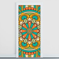 Adesivo Decorativo de Porta - Mandala - 2375cnpt