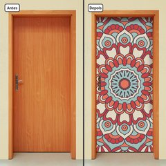 Adesivo Decorativo de Porta - Mandala - 2376cnpt - comprar online