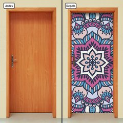Adesivo Decorativo de Porta - Mandala - 2378cnpt - comprar online