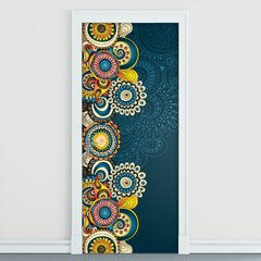 Adesivo Decorativo de Porta - Mandalas - 2394cnpt