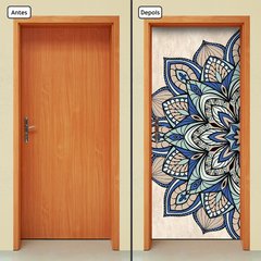 Adesivo Decorativo de Porta - Mandala - 2399cnpt - comprar online