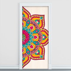 Adesivo Decorativo de Porta - Mandala - 2403cnpt