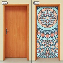 Adesivo Decorativo de Porta - Mandala - 2410cnpt - comprar online
