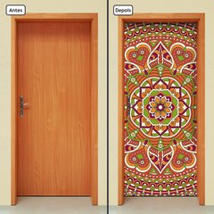 Adesivo Decorativo de Porta - Mandala - 2413cnpt - comprar online