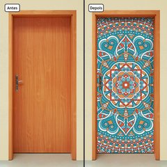 Adesivo Decorativo de Porta - Mandala - 2418cnpt - comprar online