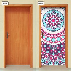 Adesivo Decorativo de Porta - Mandala - 2420cnpt - comprar online