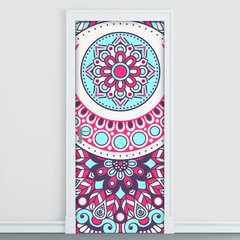 Adesivo Decorativo de Porta - Mandala - 2420cnpt