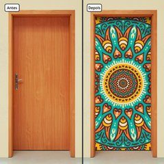 Adesivo Decorativo de Porta - Mandala - 2424cnpt - comprar online