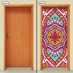Adesivo Decorativo de Porta - Mandala - 2425cnpt - comprar online