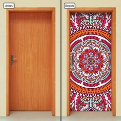 Adesivo Decorativo de Porta - Mandala - 2426cnpt - comprar online