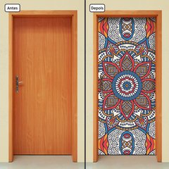Adesivo Decorativo de Porta - Mandala - 2429cnpt - comprar online