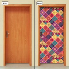 Adesivo Decorativo de Porta - Mandala - 2435cnpt - comprar online